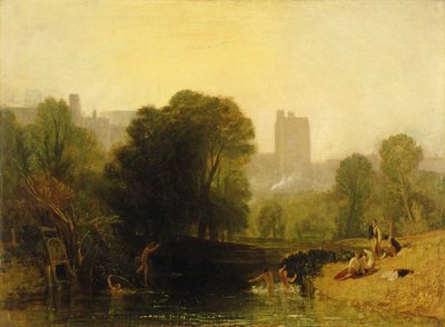 Vicino alla Thames Lock, Windsor, c.1809 da Joseph Mallord William Turner